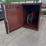 Tuffbox Bi-Bike Locker Outdoor Metal Bike Storage Shed for 2 Bikes 5